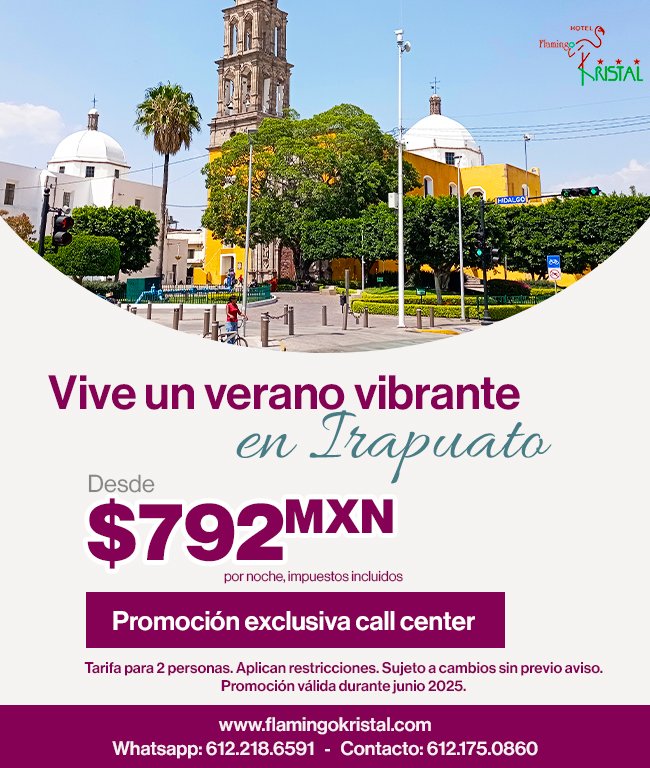 oferta especial hospedaje junio hotel Flamingo Kristal