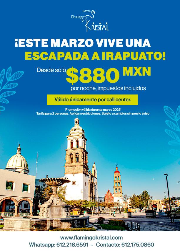 oferta especial hospedaje octubre hotel Flamingo Kristal