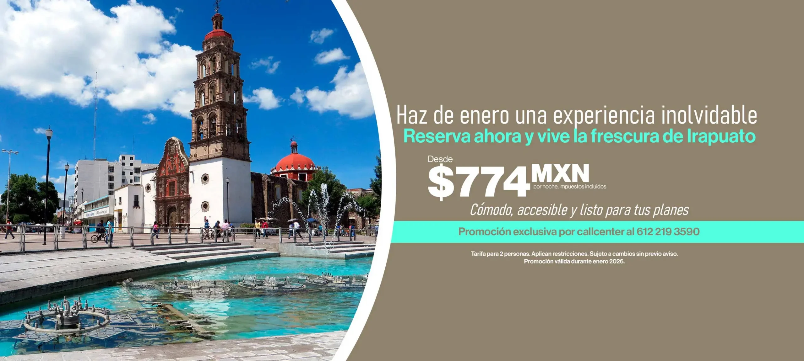 Oferta hospedaje hotel Flamingo Kristal